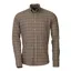 Laksen Essex Cotton Wool Check Shirt - Olive
