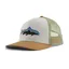 Patagonia Fitz Roy Trout Trucker Cap in White w/Classic Tan