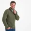 Schoffel Lambswool 1/4 Zip Jumper Moss