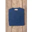 Fieldsmiths Mens Cable Crew Knit in Denim Blue