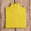 Fieldsmiths Ladies Extra Fine Wool Mock Turtle Neck in Tumeric