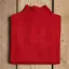 Fieldsmiths Extra Fine Lambswool 2 Ply Knit Mock Turtle Jasper - Womens Red Knitted Jumper