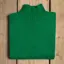 Fieldsmiths Extra Fine Lambswool 2 Ply Mock Turtle Knit Jungle - Womens Green Knitted Jumper