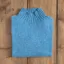 Fieldsmiths Ladies Donegal Mock Turtle Knit in Coll Blue