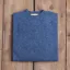Fieldsmiths Mens Shetland Crew Knit in Denim