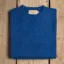 Fieldsmiths Shetland Crewneck Knit in Ocean Force - Mens Blue Knitted Jumper