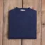 Fieldsmiths Mens Donegal Merino Crew Knit in Jura Navy