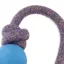 Beco Natural Rubber Ball on Rope Large Blue